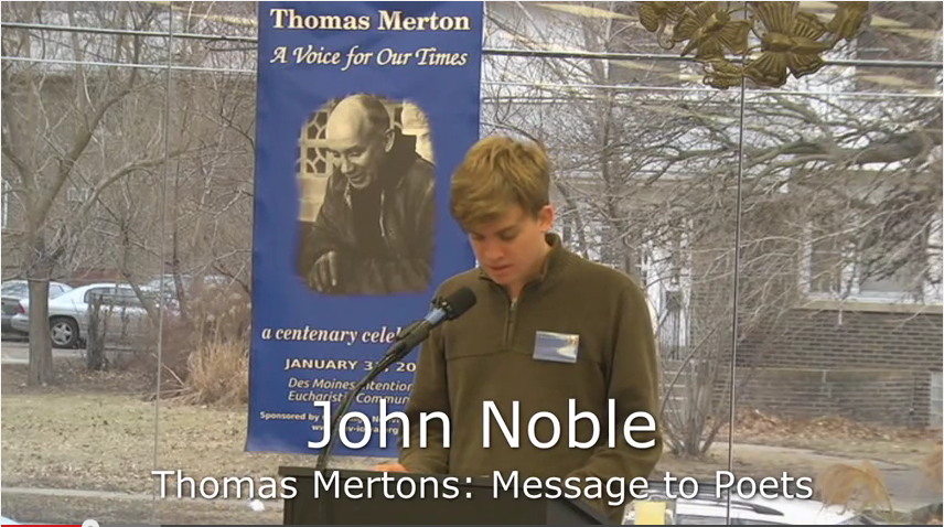 Youtube Video: John Noble (Message to Poets)